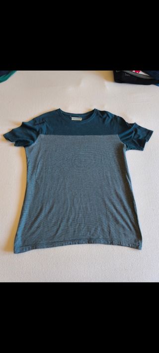 Camiseta Celio azul marino-gris
