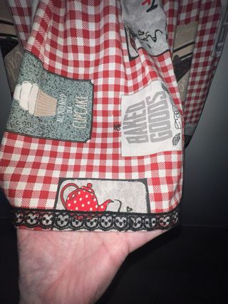 Minifalda roja y blanca - Temática cocina