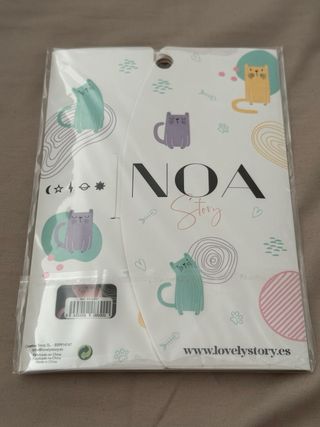 Colgante Gato Luna Acero Dorado NOA