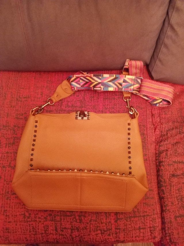 Bolso marrón piel nuevo REBAJADO !!!!!!