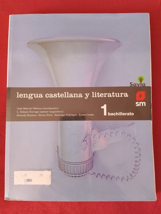 Lengua castellana y literatura. 1° de Bachillerato