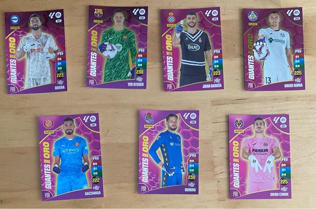 Pack  7 Guantes de Oro Adrenalyn XL 24/25