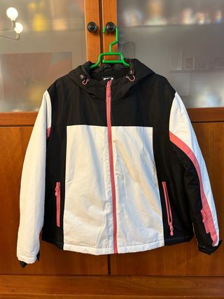 Chaqueta Nieve Blanco-Negro
