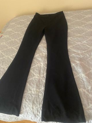 Pantalones campana negros