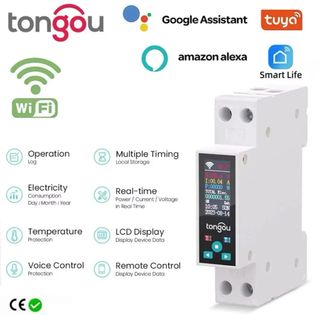 Interruptor inteligente Tongou 1-50A WiFi
