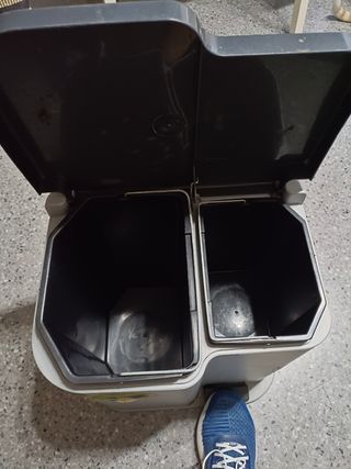 Cubo basura Curver 15L+6L