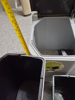 Cubo basura Curver 15L+6L