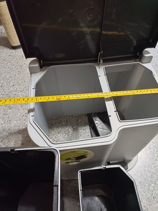 Cubo basura Curver 15L+6L