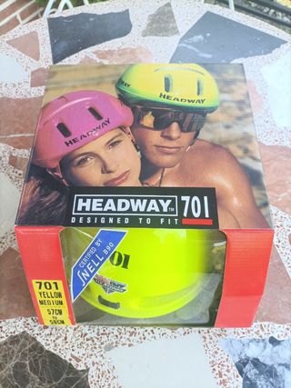 Casco bici Headway amarillo