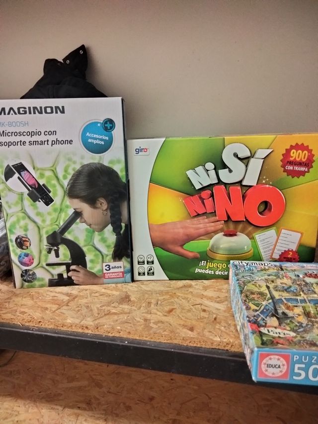 Lote Puzzle 500 piezas + juego Ni si Ni no