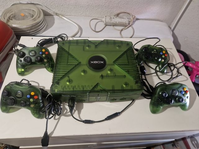 Xbox Clasica Verde Translúcida Edición especial ✨️