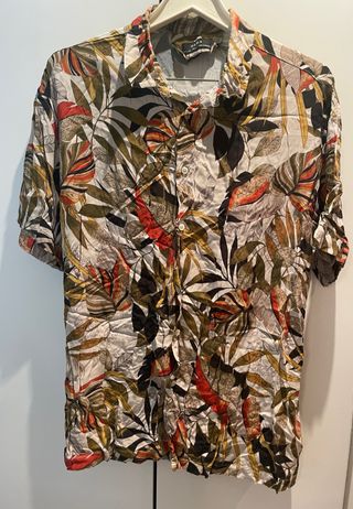 Camisa hawaiana multicolor