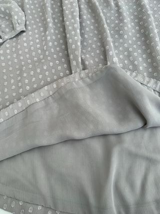 Blusa ikebana gris - talla 58/60