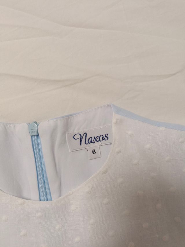 Vestido niña ceremonia azul claro