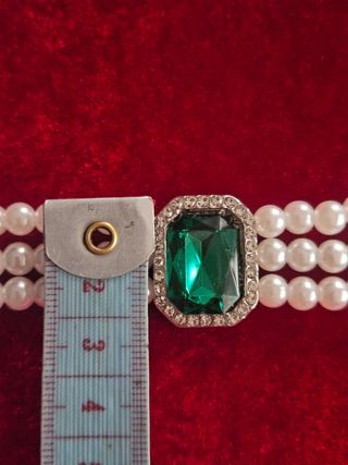 Conjunto joyas: collar, pulsera y pendientes