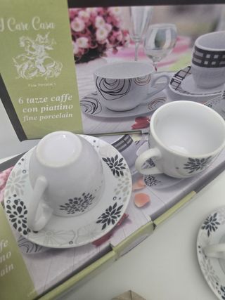 Set 6 tazzine caffè I Care Casa