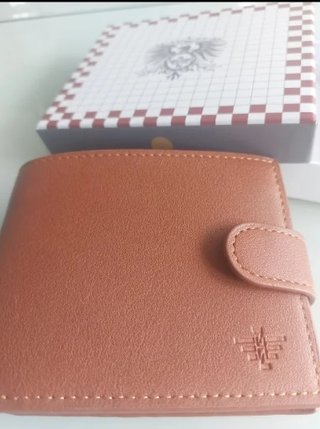 Cartera marrón - Piel sintética