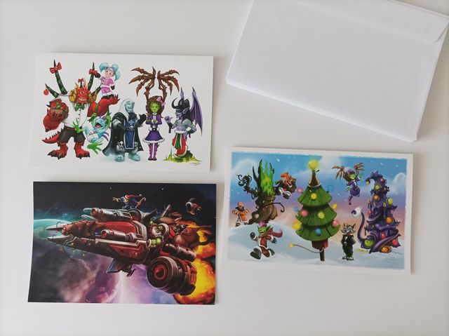 World of Warcraft Christmas 10 cards