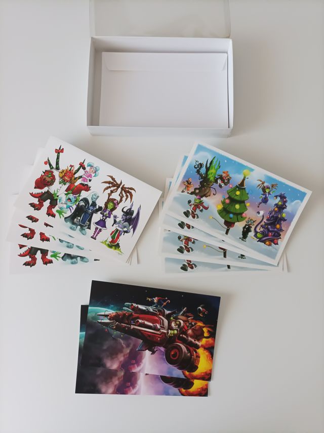 World of Warcraft Christmas 10 cards