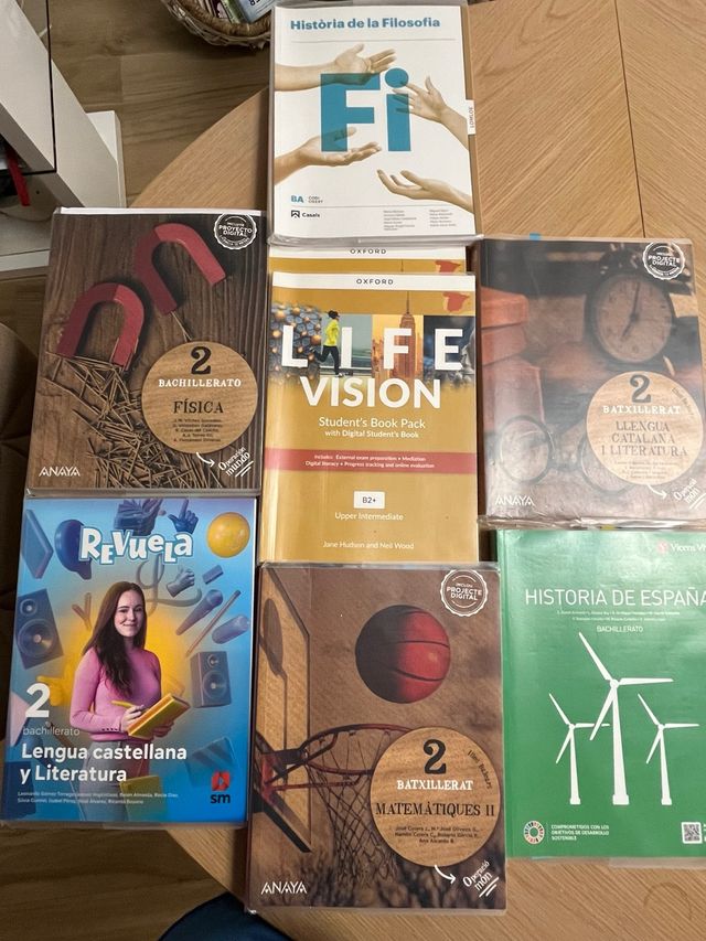 Libros Segundo Bachiller Científico