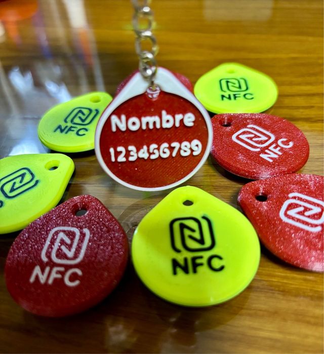 Llavero etiqueta NFC personalizado
