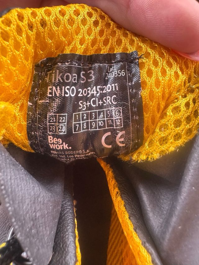Botas Seguridad Tikao nº41