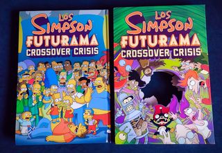 Comic Los Simpson - Futurama. Crossover Crisis