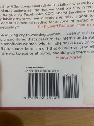 Lean In: Women, Work, and the Will to Lead