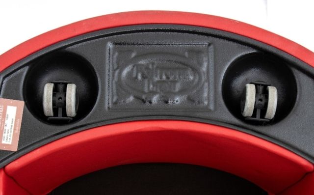 Poltrona Frau pelle Ego rossa design Pininfarina