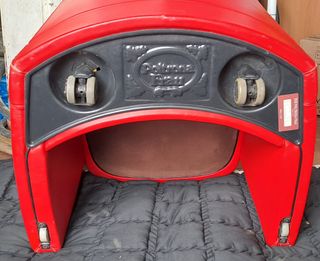 Poltrona Frau pelle Ego rossa design Pininfarina 