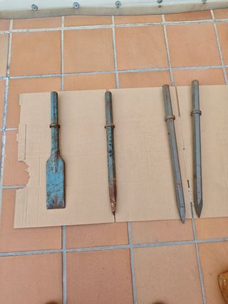Punteros cincel martillo neumático