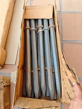 Punteros cincel martillo neumático