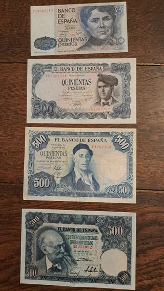 Billetes antiguos España