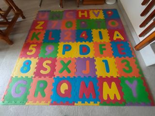 Alfombra puzzle ABC 123 infantil