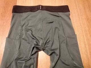 Mallas Nike Pro - Verde Oscuro