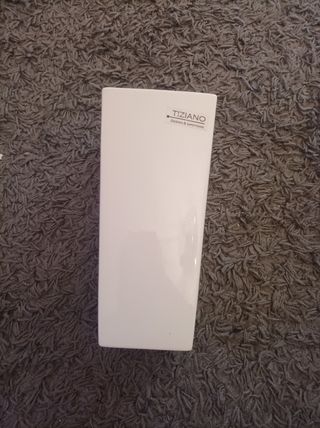 Vaso de vidro transparente