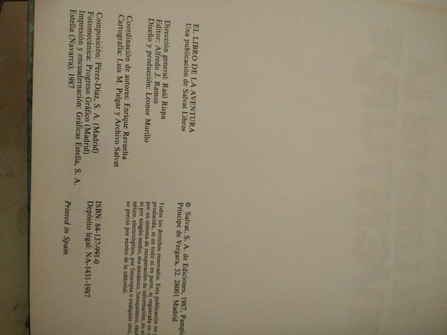 El Libro De La Aventura