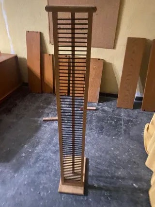 Estantería CD madera marrón