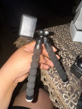 Mini treppiede per cellulare con obbiettivo