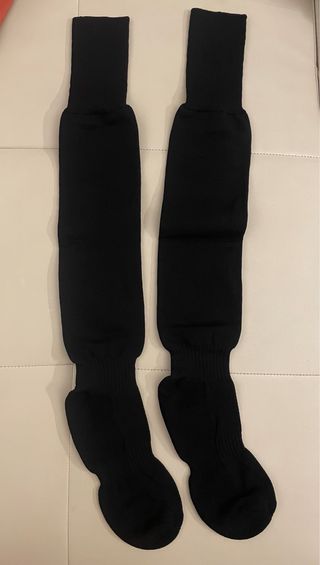 Calcetines deportivos negros talla L