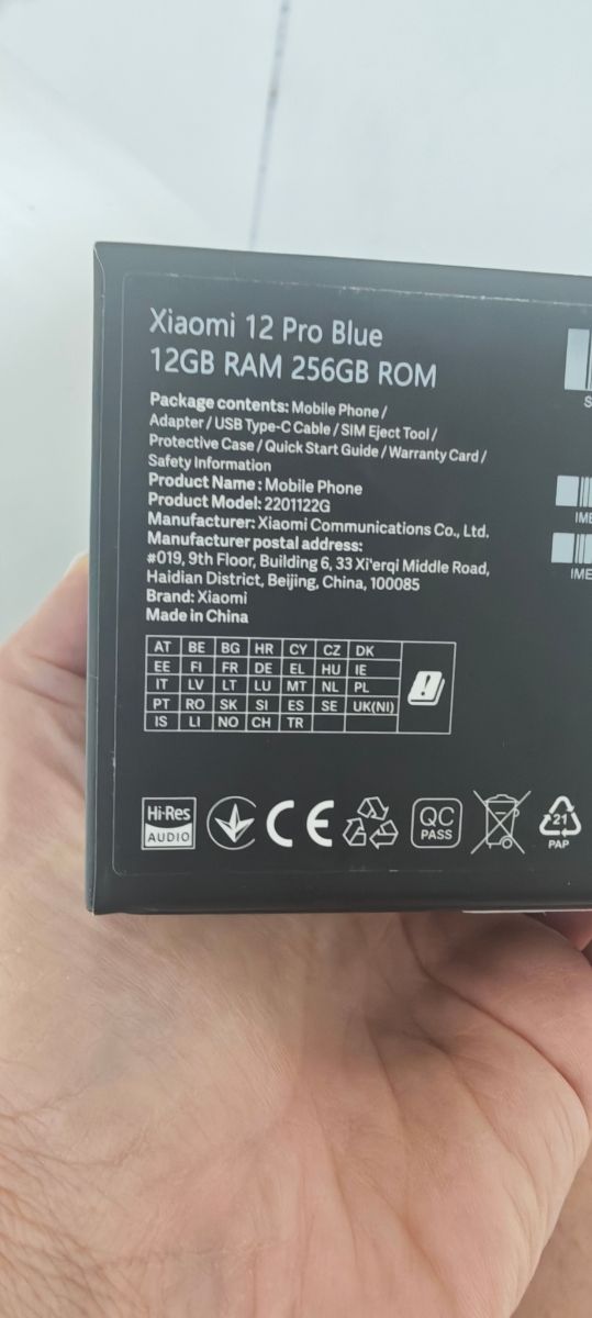 Xiaomi 12 Pro Azul - 12GB+256GB