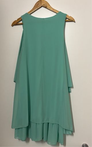 Blusa verde a strati