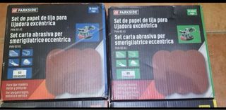 5x Set Lijadoras Excéntricas 180mm