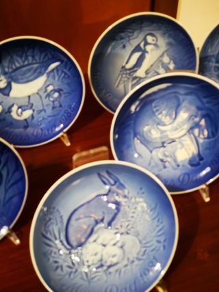 10 Piatti Royal Copenhagen Animali