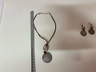 Collar y pendientes boho