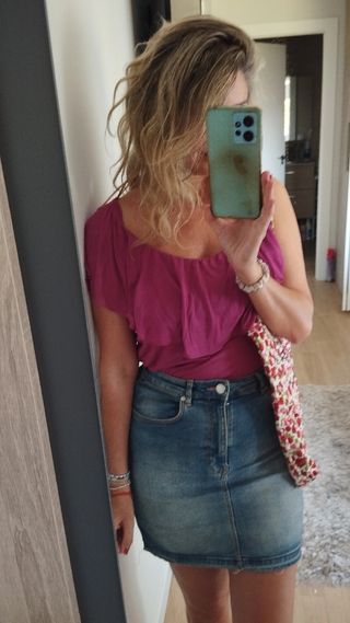 Blusa Massimo Dutti rosa