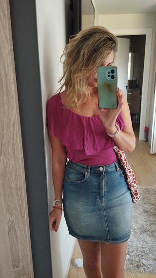 Blusa Massimo Dutti rosa