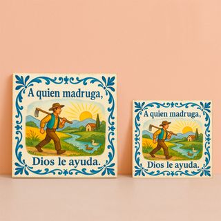 Azulejo: A quien madruga...