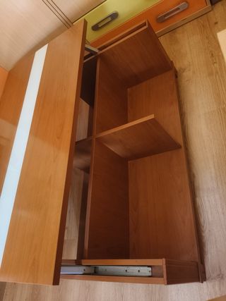 Mesa centro madera roble-cristal