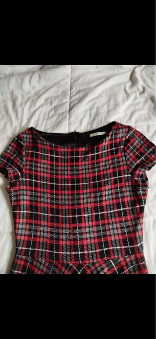 Vestido cuadros 